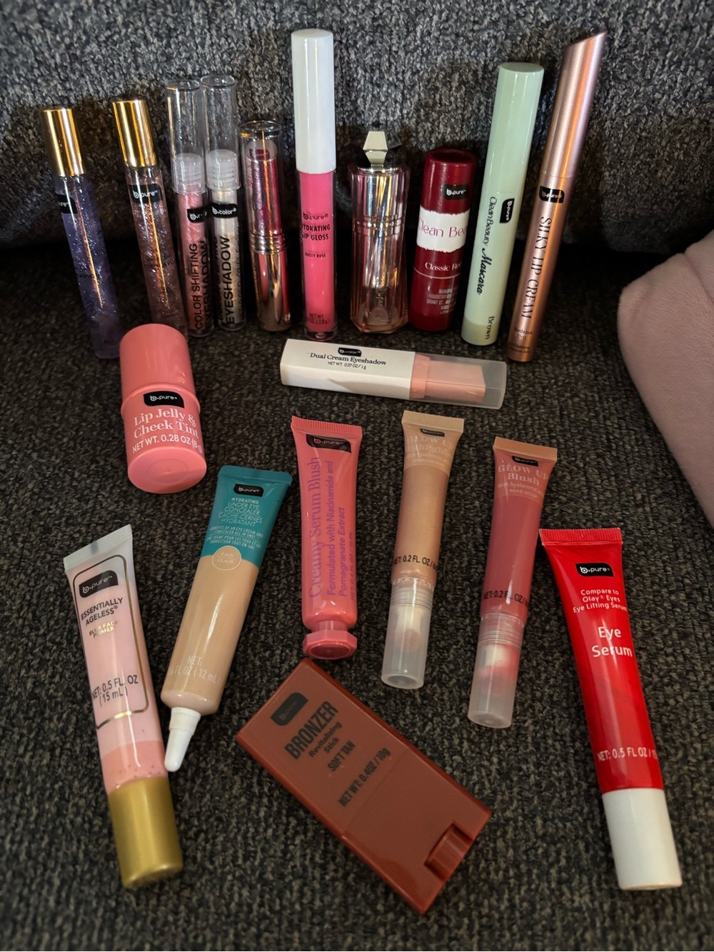 B-Pure Assorted Makeup Set – Pink, Red, Coral & Neutral Shades